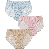 大きいサイズ5L〜6L相当　上品光沢ツヤレースショーツ3枚セット 大きいサイズ5L〜6L相当 上品光沢ツヤレースショーツ3枚セット